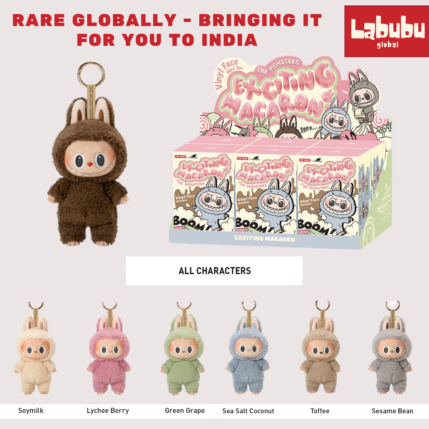 Labubu | The Monsters | Vinyl Plush | All Variants (From Asia to India)