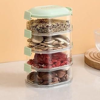 Aesthetic Storage box cum Lunch boxes - Pack of 4
