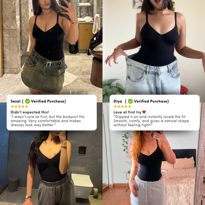 V-Shape Bodysuit (Adjustable/Detachable Straps Bodyshaper)