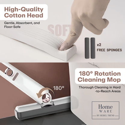 Portable Mini Hand Wash-Free Mopper