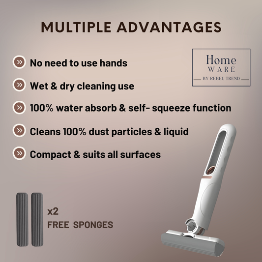 Portable Mini Hand Wash-Free Mopper