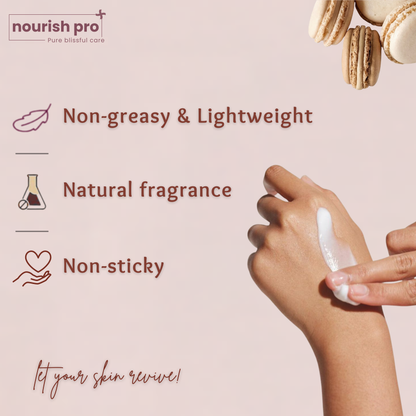 Warming Body Lotion | Ginger Oil, Vitamins, Shea butter & Active peptides | Vanilla Caramel | 400ML