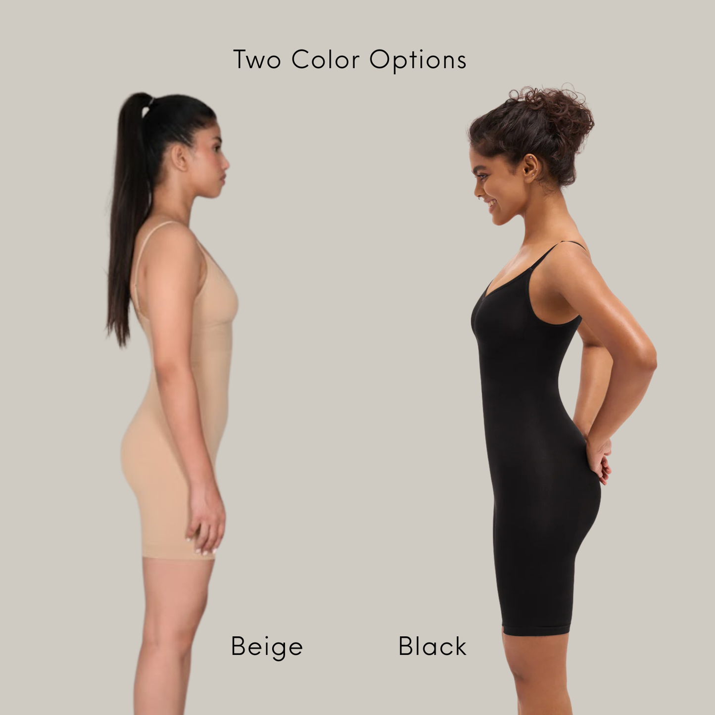 Mid-Thigh Bodysuit (Adjustable/Detachable Straps Bodyshaper)