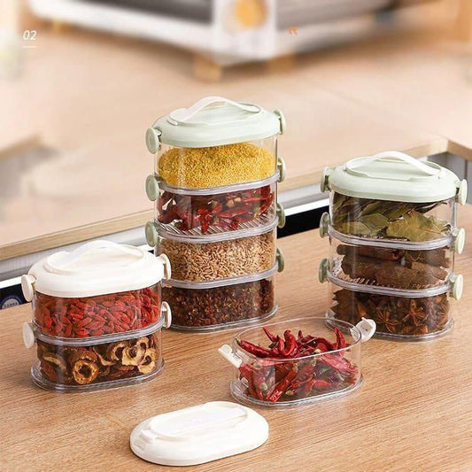 Aesthetic Storage box cum Lunch boxes - Pack of 4