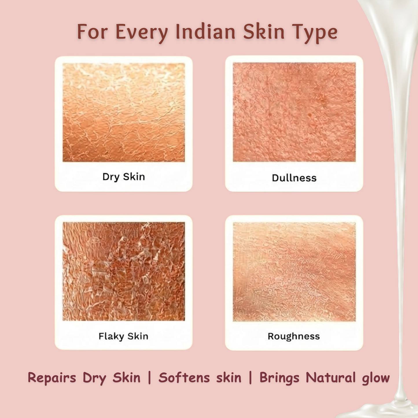 Warming Body Lotion | Ginger Oil, Vitamins, Shea butter & Active peptides | Vanilla Caramel | 400ML