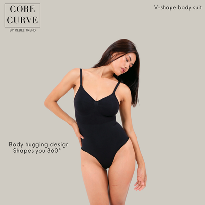 V-Shape Bodysuit (Adjustable/Detachable Straps Bodyshaper)