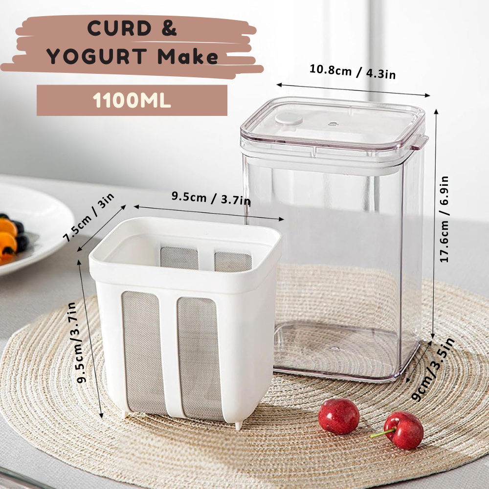 Multifunctional Yogurt & Curd: Maker - Filter - Strainer (Fine mesh)